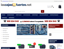 Tablet Screenshot of lascajasfuertes.net